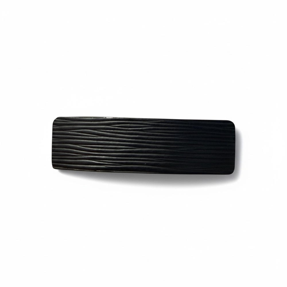 Louis Vuitton epi upcycled Black Hair Clip new